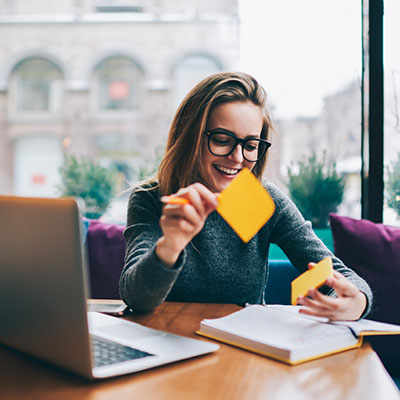 woman stressed from work